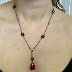 ✅Teardrop necklace